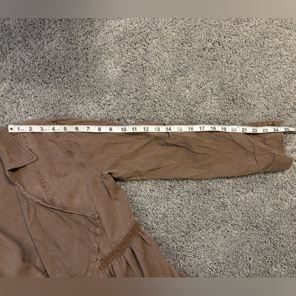 Knox Rose Womens Open Front Tan Cardigan Size XS - Picture 9 of 11